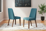 Lyncott Blue/Brown Dining Chair, Set of 2 - D615-03 - Luna Furniture