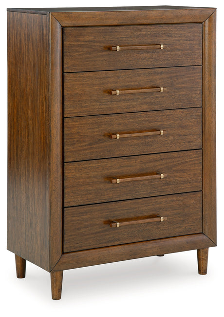 Lyncott Brown Chest of Drawers - B615-46 - Luna Furniture