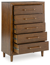 Lyncott Brown Chest of Drawers - B615-46 - Luna Furniture