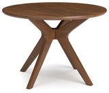 Lyncott Brown Dining Table - D615-15 - Luna Furniture