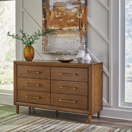 Lyncott Brown Dresser - B615-31 - Luna Furniture