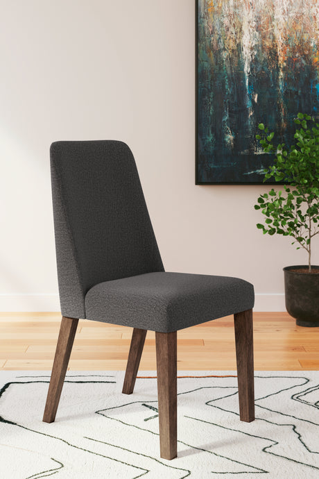 Lyncott Charcoal/Brown Dining Chair, Set of 2 - D615-02 - Luna Furniture