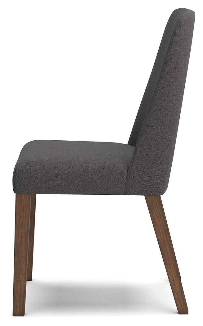 Lyncott Charcoal/Brown Dining Chair, Set of 2 - D615-02 - Luna Furniture