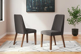 Lyncott Charcoal/Brown Dining Chair, Set of 2 - D615-02 - Luna Furniture