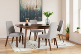 Lyncott Gray/Brown Dining Chair, Set of 2 - D615-01 - Luna Furniture