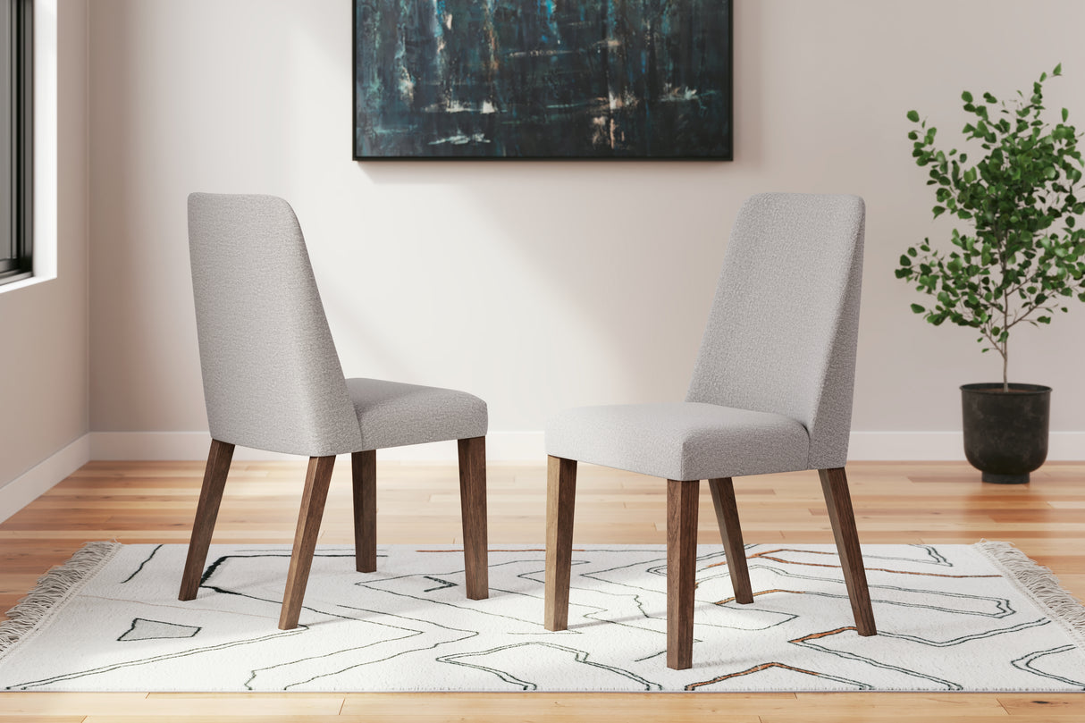 Lyncott Gray/Brown Dining Chair, Set of 2 - D615-01 - Luna Furniture