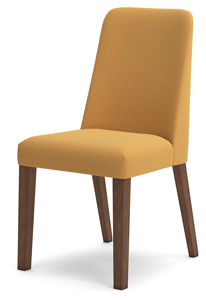 Lyncott Mustard/Brown Dining Chair, Set of 2 - D615-04 - Luna Furniture