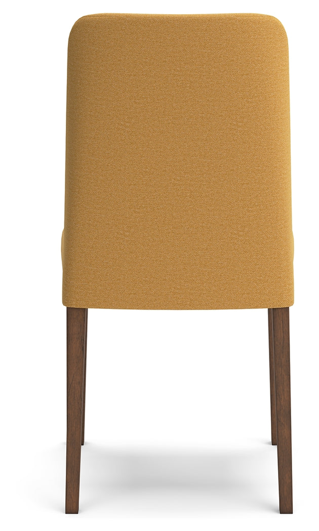 Lyncott Mustard/Brown Dining Chair, Set of 2 - D615-04 - Luna Furniture