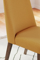 Lyncott Mustard/Brown Dining Chair, Set of 2 - D615-04 - Luna Furniture