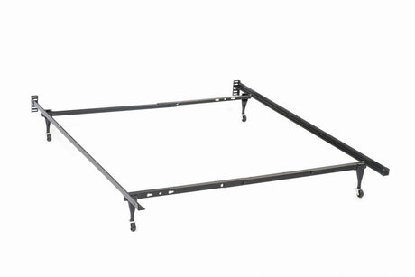 Mabel Twin/Full Bed Frame Black - 9601TF - Luna Furniture