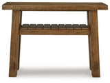 Mackifeld Warm Brown Sofa Table from Ashley - Luna Furniture