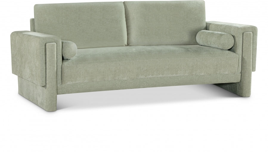 Madeline Chenille Fabric Sofa Mint from Meridian - Luna Furniture