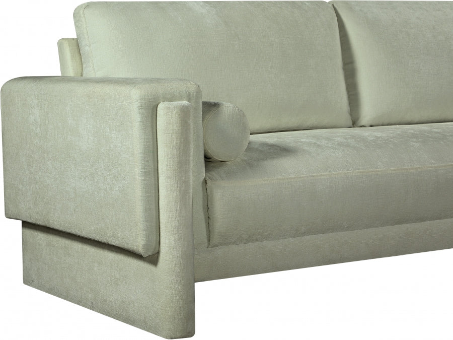 Madeline Chenille Fabric Sofa Mint from Meridian - Luna Furniture