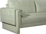 Madeline Chenille Fabric Sofa Mint from Meridian - Luna Furniture