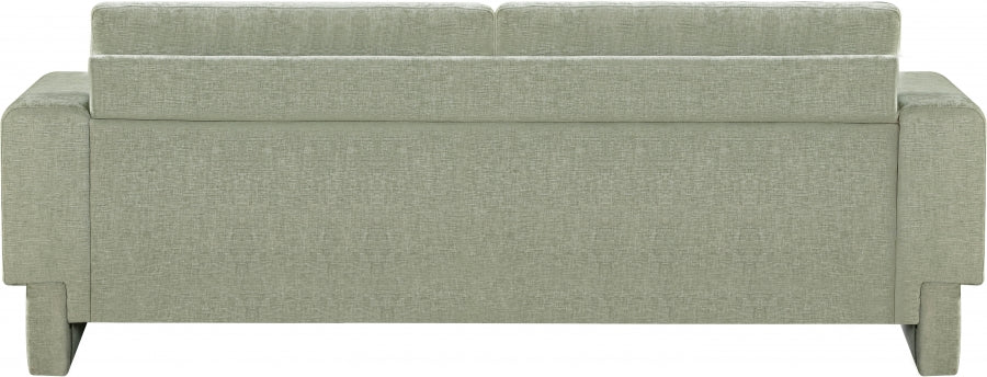 Madeline Chenille Fabric Sofa Mint from Meridian - Luna Furniture