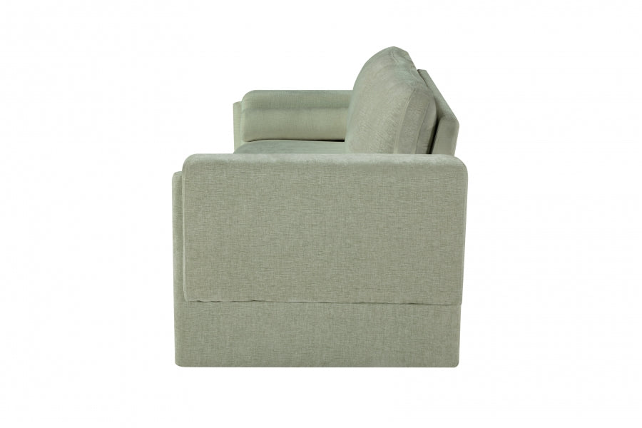 Madeline Chenille Fabric Sofa Mint from Meridian - Luna Furniture