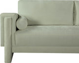 Madeline Chenille Fabric Sofa Mint from Meridian - Luna Furniture