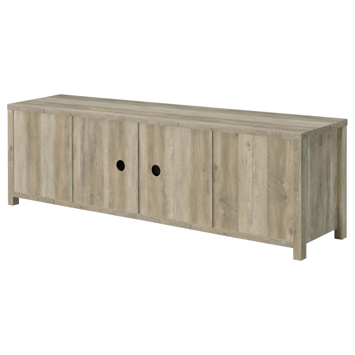 Madra Rectangular TV Console with 2 Sliding Doors from Coaster - Luna Furniture