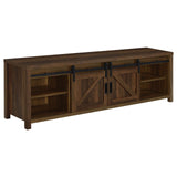 Madra Rectangular TV Console with 2 Sliding Doors from Coaster - Luna Furniture