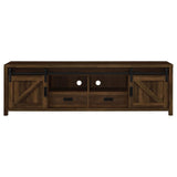 Madra Rectangular TV Console with 2 Sliding Doors from Coaster - Luna Furniture