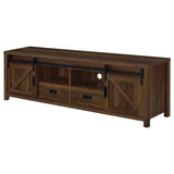 Madra Rectangular TV Console with 2 Sliding Doors from Coaster - Luna Furniture