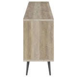 Maeve Grey/Antique Pine 2-Door Engineered Wood Accent Cabinet from Coaster - Luna Furniture