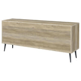 Maeve Grey/Antique Pine 2-Door Engineered Wood Accent Cabinet from Coaster - Luna Furniture