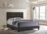 Mapes Tufted Upholstered Queen Bed Charcoal from Coaster - Luna Furniture