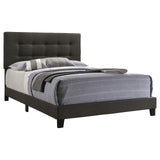 Mapes Tufted Upholstered Queen Bed Charcoal from Coaster - Luna Furniture