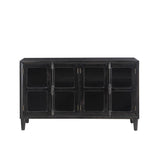 Mapleton Black 4-Door Accent Cabinet from Coaster - Luna Furniture