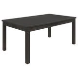 Marbrisa Rectangular Dining Table Matte Black - 123071 - Luna Furniture