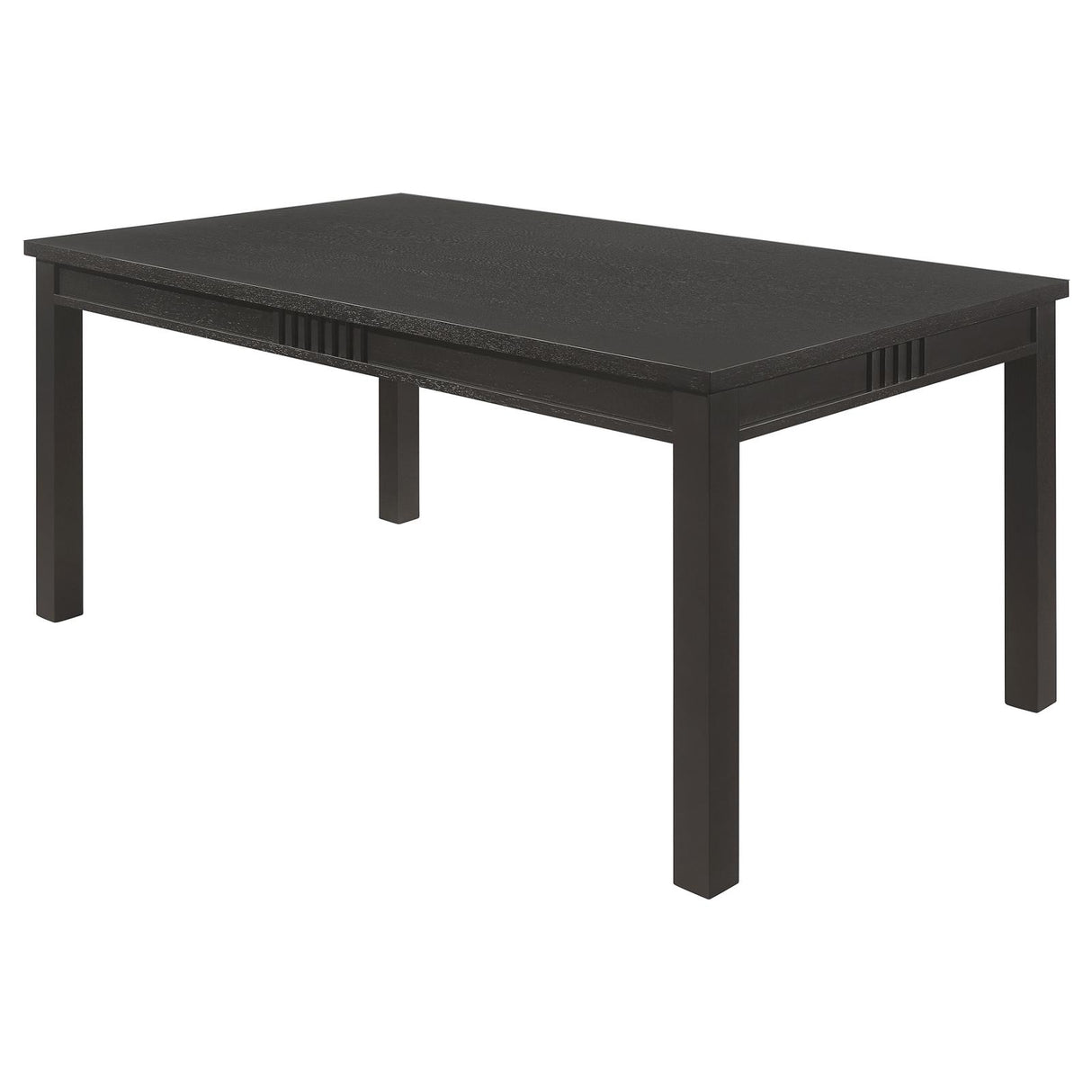 Marbrisa Rectangular Dining Table Matte Black - 123071 - Luna Furniture