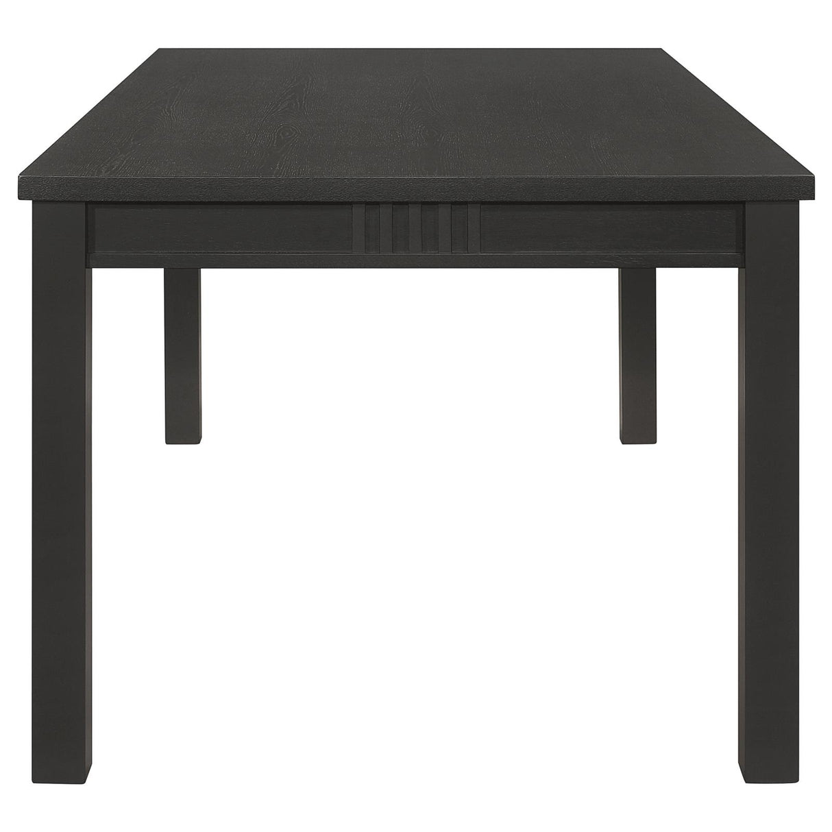 Marbrisa Rectangular Dining Table Matte Black - 123071 - Luna Furniture