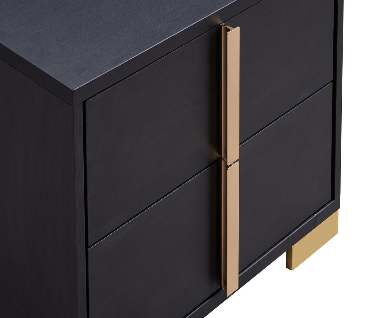 Marceline 2-drawer Nightstand Black from Coaster - Luna Furniture