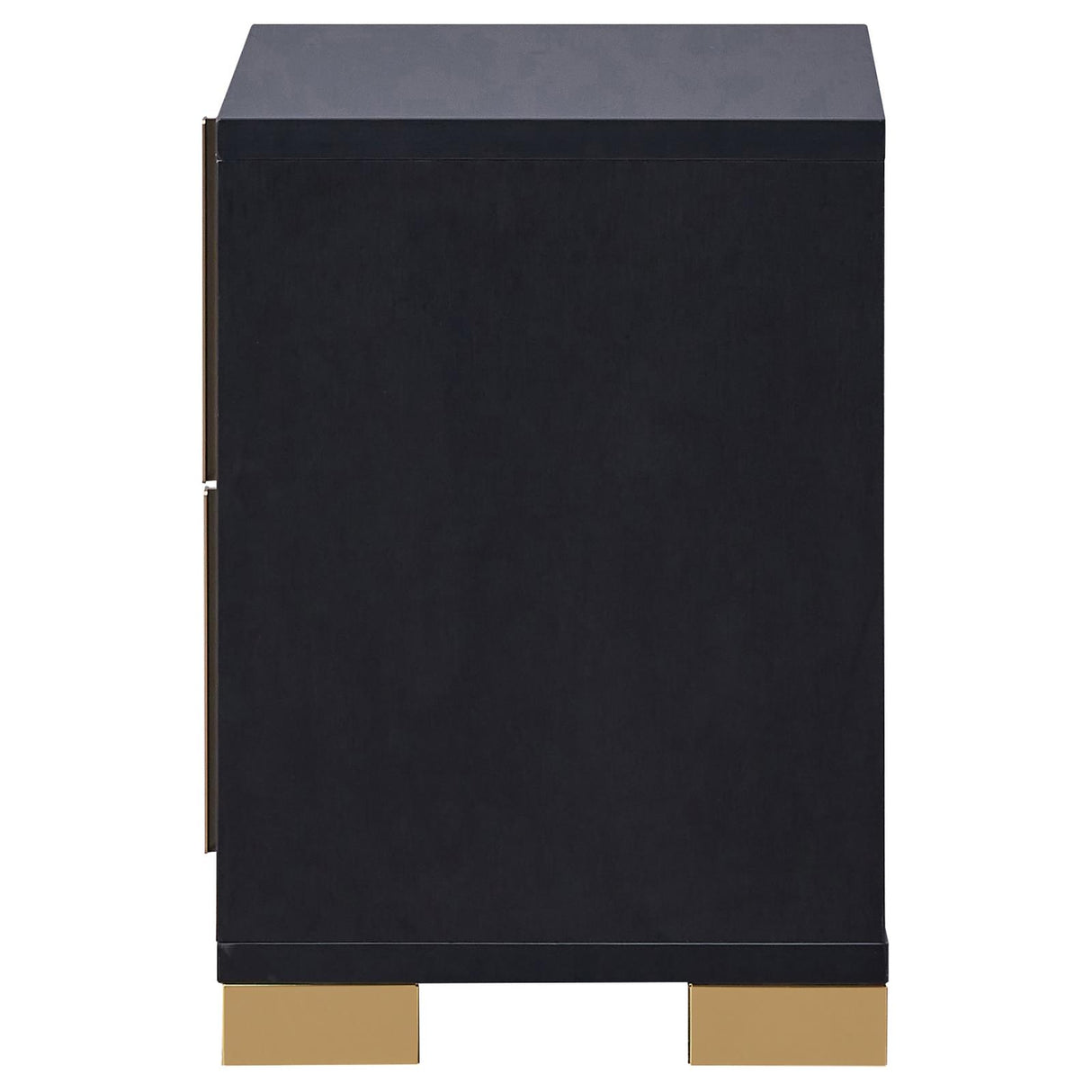 Marceline 2-drawer Nightstand Black from Coaster - Luna Furniture