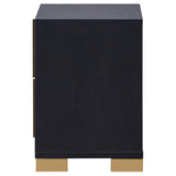 Marceline 2-drawer Nightstand Black from Coaster - Luna Furniture