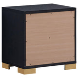 Marceline 2-drawer Nightstand Black from Coaster - Luna Furniture