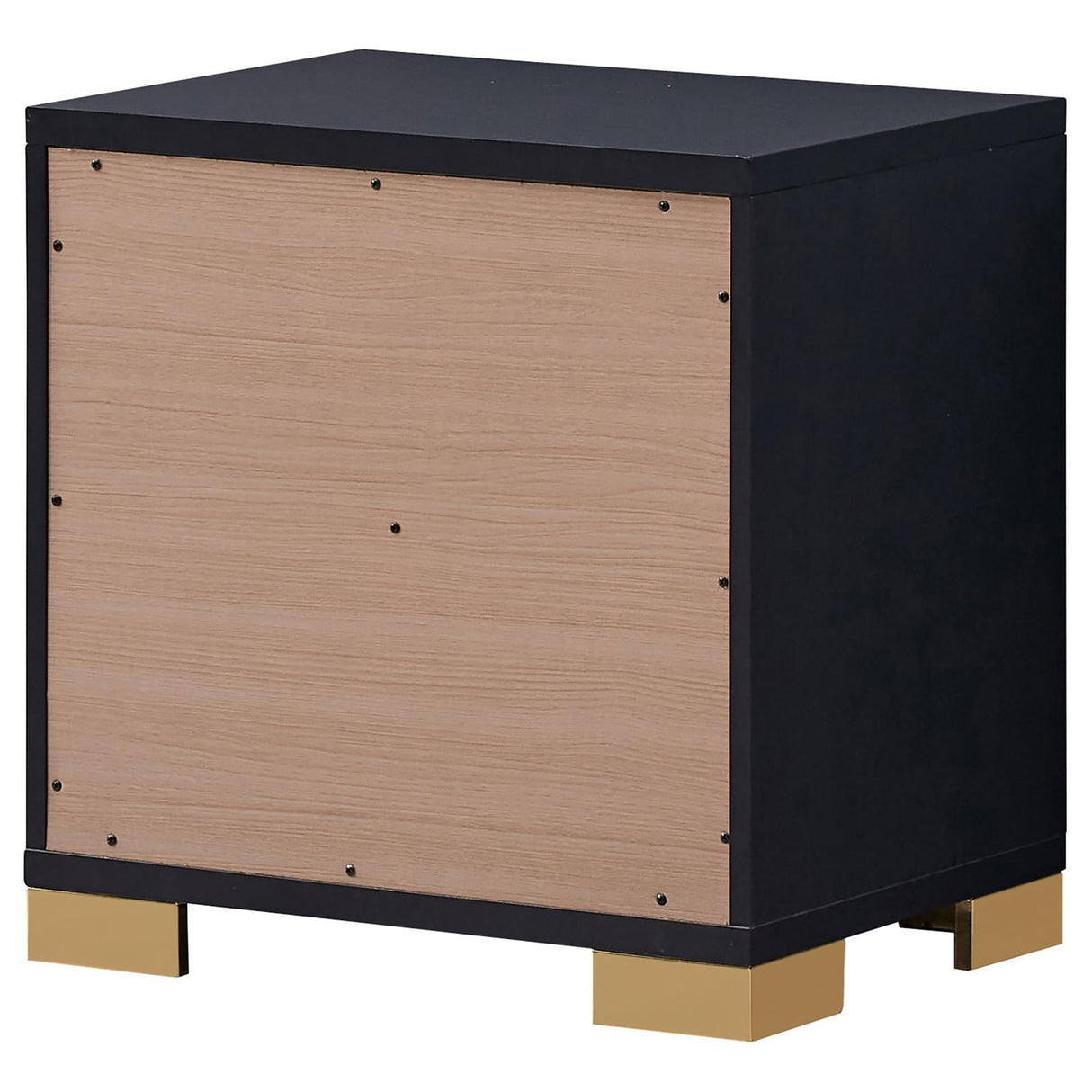 Marceline 2-drawer Nightstand Black from Coaster - Luna Furniture