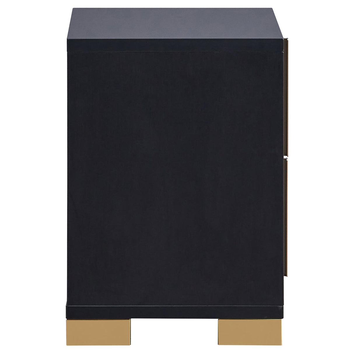 Marceline 2-drawer Nightstand Black from Coaster - Luna Furniture