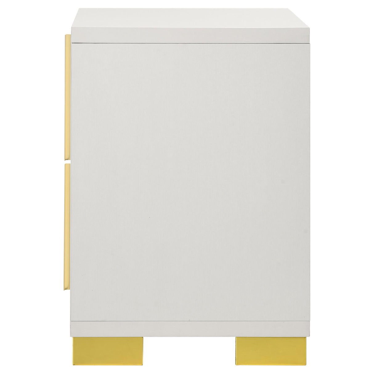 Marceline 2-drawer Nightstand White from Coaster - Luna Furniture