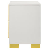 Marceline 2-drawer Nightstand White from Coaster - Luna Furniture