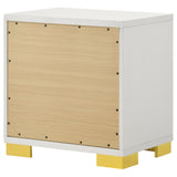 Marceline 2-drawer Nightstand White from Coaster - Luna Furniture