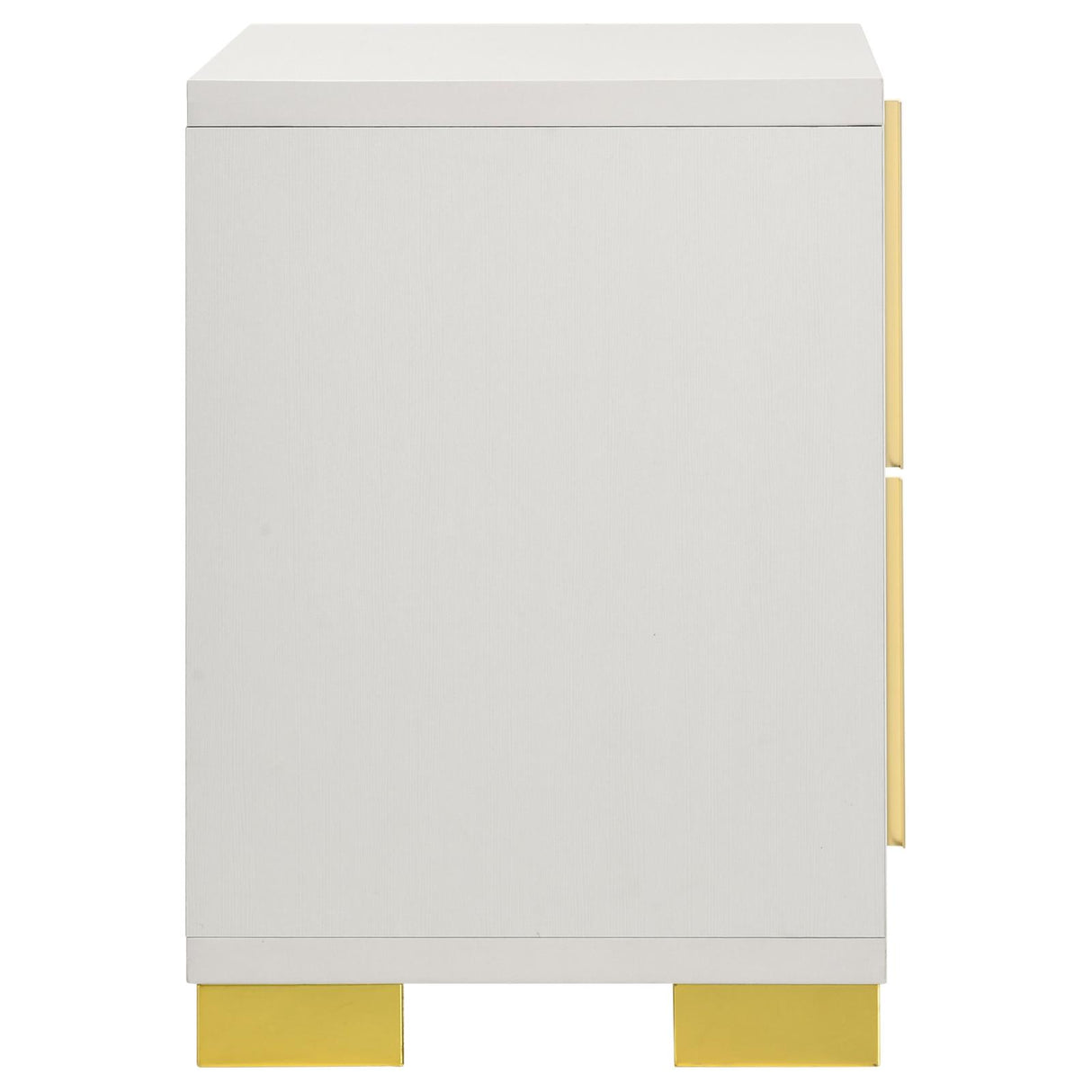 Marceline 2-drawer Nightstand White from Coaster - Luna Furniture