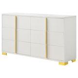 Marceline 6-drawer Dresser White from Coaster - Luna Furniture