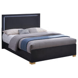 Marceline Full Bed with LED Headboard Black from Coaster - Luna Furniture