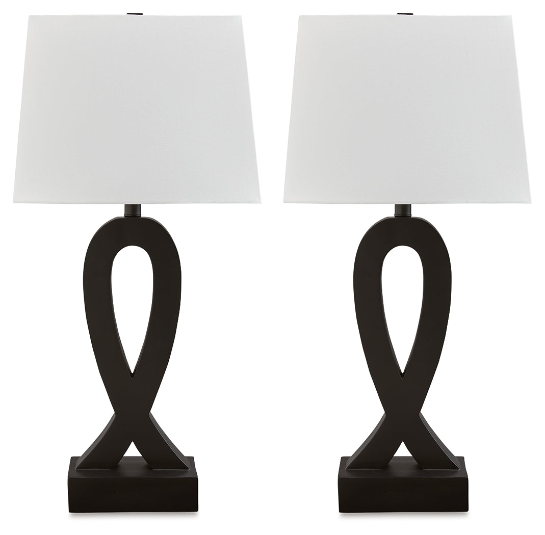 Markellton Black Table Lamp from Ashley - Luna Furniture