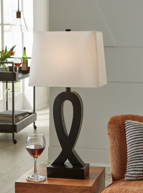 Markellton Black Table Lamp from Ashley - Luna Furniture