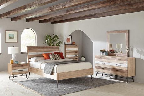 Marlow 4-piece Queen Bedroom Set Rough Sawn Multi - 215761Q-S4 - Luna Furniture