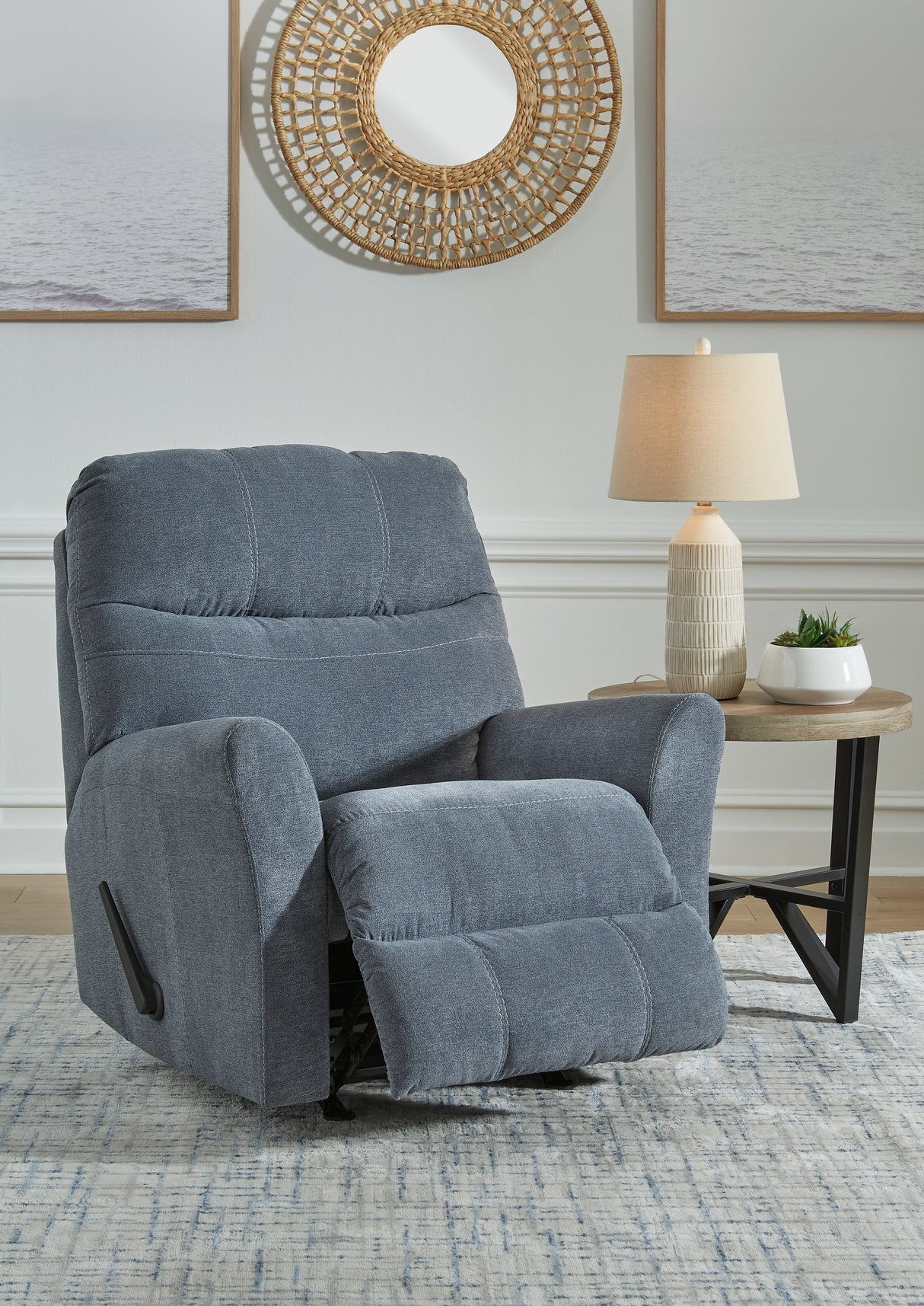 Marrelton Denim Recliner - 5530325 - Luna Furniture