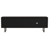 Marsden 2-door Wood 70" TV Stand Charcoal Black - 703003 - Luna Furniture